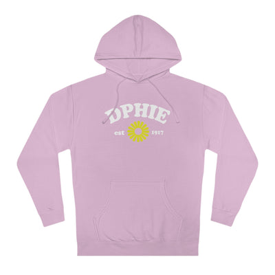 Delta Phi Epsilon Lavender Flower Sorority Hoodie | Trendy Sorority DPhiE Sweatshirt