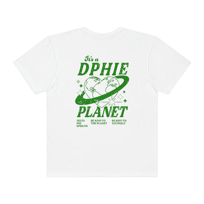 Delta Phi Epsilon Planet T-shirt | Be Kind to the Planet Trendy Sorority shirt
