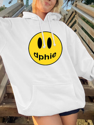 Delta Phi Epsilon Smiley Logo Drew DPhiE Sorority Hoodie DPhiE Smiley Sweatshirt