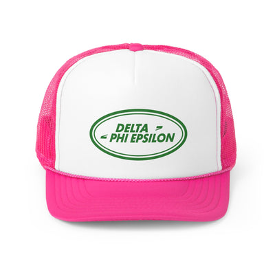 Delta Phi Epsilon Trendy Rover Trucker Hat