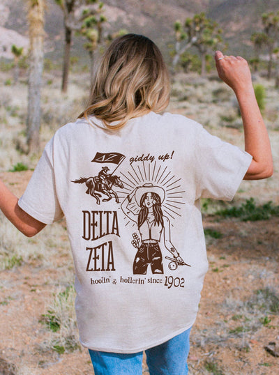 Delta Zeta Country Western Sorority T-shirt