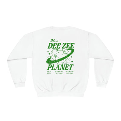 Delta Zeta Crewneck Sweatshirt | Be Kind to the Planet Trendy Sorority Crewneck
