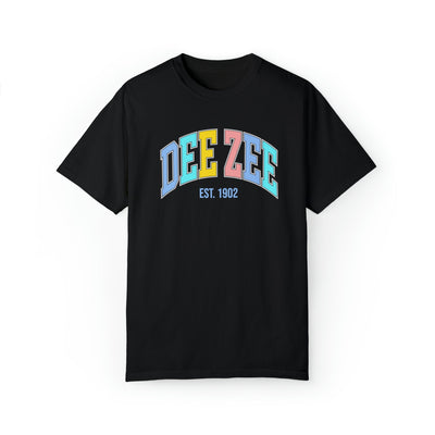 Delta Zeta Pastel Varsity Sorority T-shirt