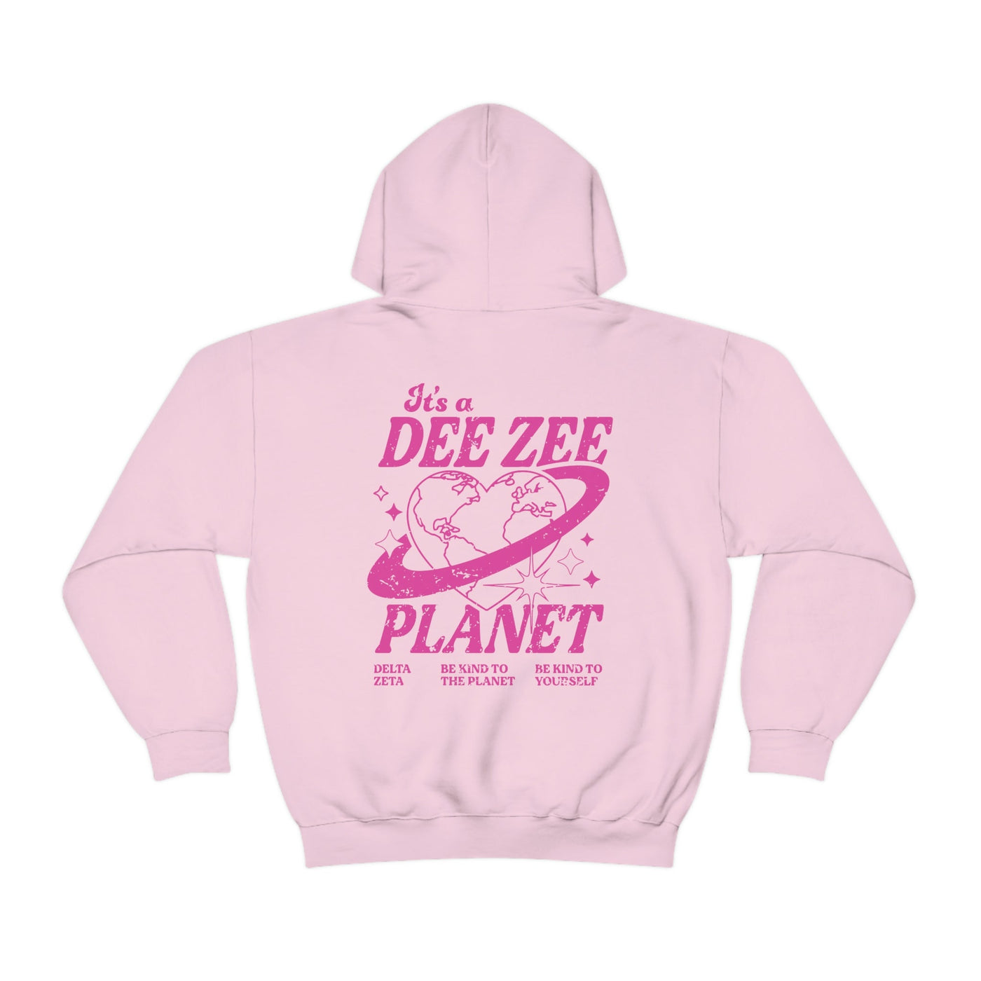 Delta Zeta Planet Hoodie | Be Kind to the Planet Trendy Sorority Hoodie | Greek Life Sweatshirt | Trendy Sorority Sweatshirt