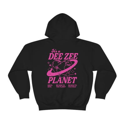 Delta Zeta Planet Hoodie | Be Kind to the Planet Trendy Sorority Hoodie | Greek Life Sweatshirt | Trendy Sorority Sweatshirt