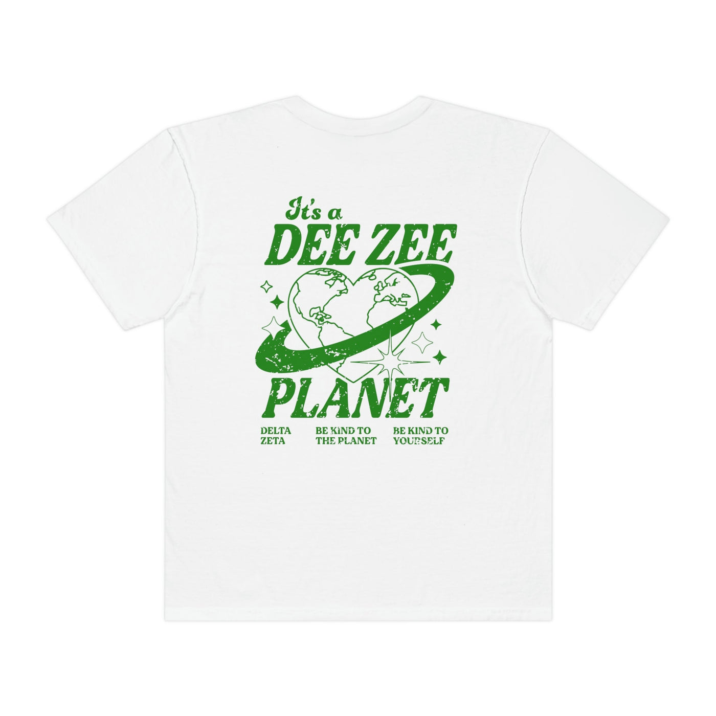 Delta Zeta Planet T-shirt | Be Kind to the Planet Trendy Sorority shirt