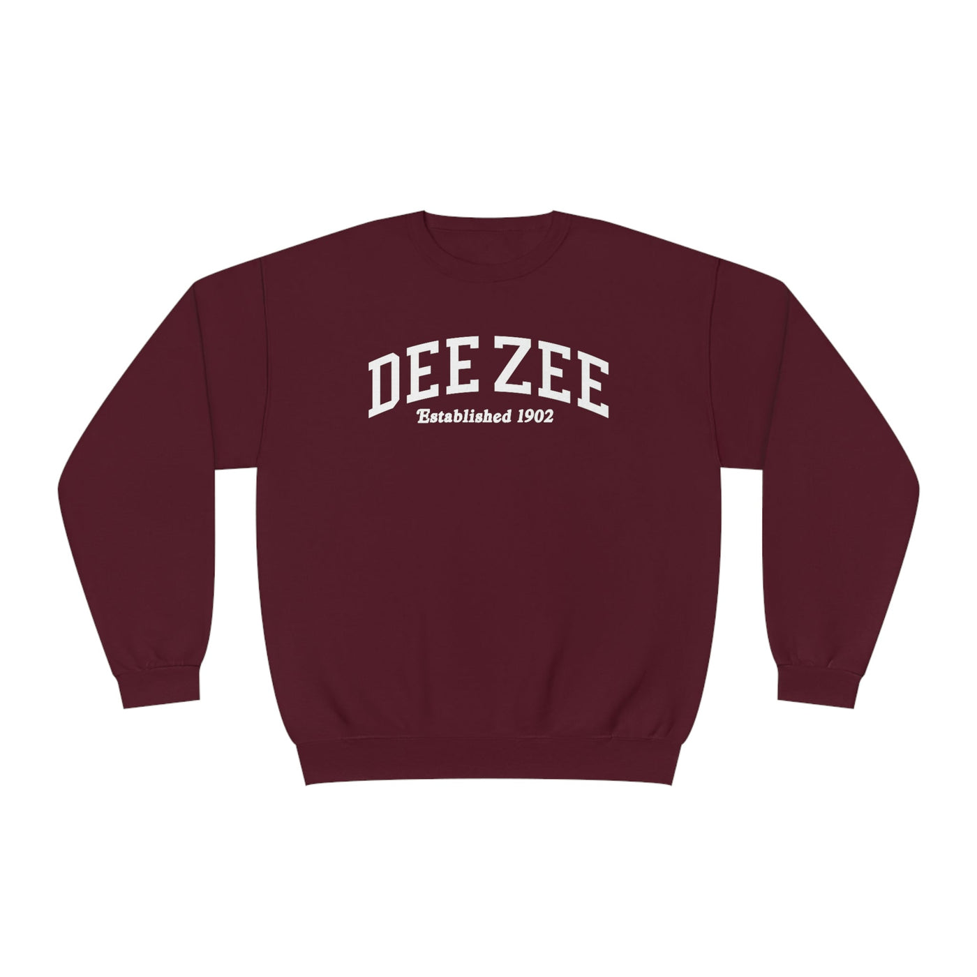 Delta Zeta Sorority Varsity College Dee Zee Crewneck Sweatshirt