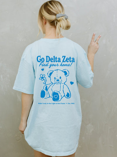 Delta Zeta Teddy Bear Sorority T-shirt