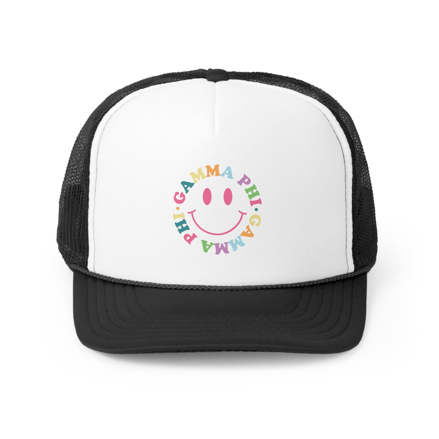 Gamma Phi Beta Colorful Smile Foam Trucker Hat