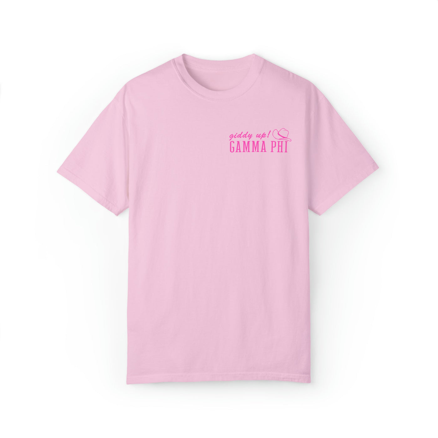 Gamma Phi Beta Country Western Pink Sorority T-shirt