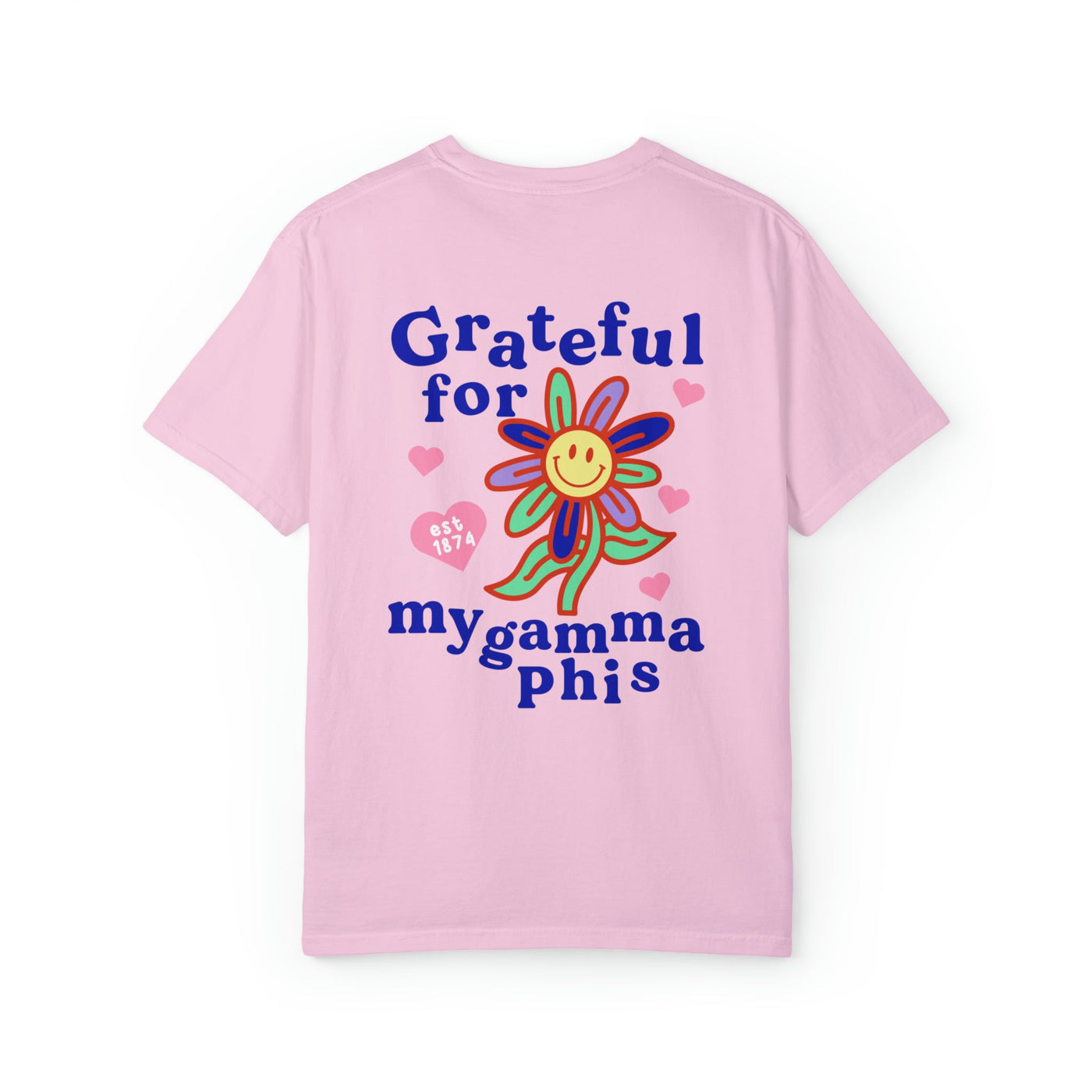 Gamma Phi Beta Grateful Flower Sorority T-shirt