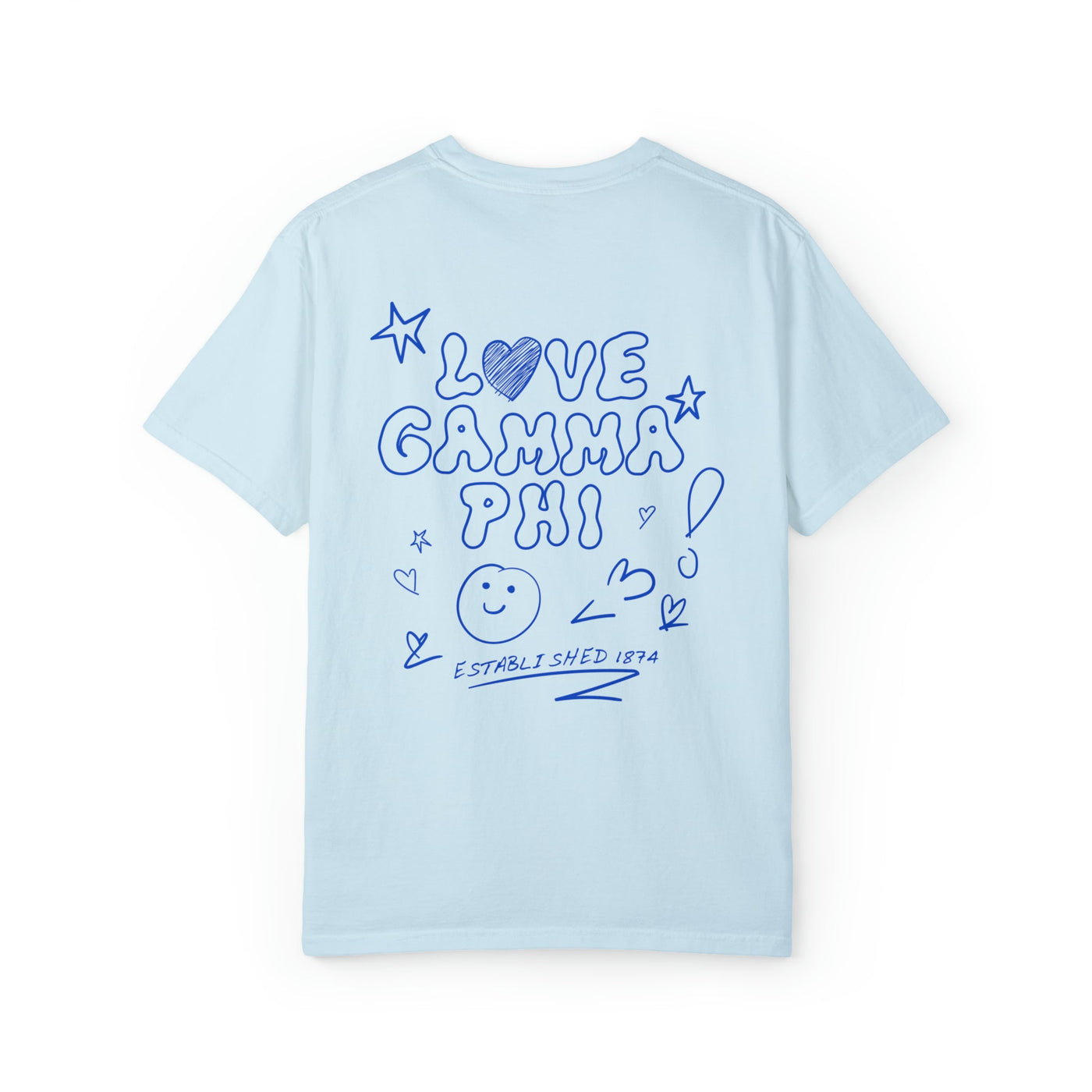 Gamma Phi Beta Love Doodle Sorority T-shirt