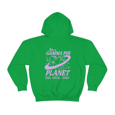 Gamma Phi Beta Planet Hoodie | Be Kind to the Planet Trendy Sorority Hoodie