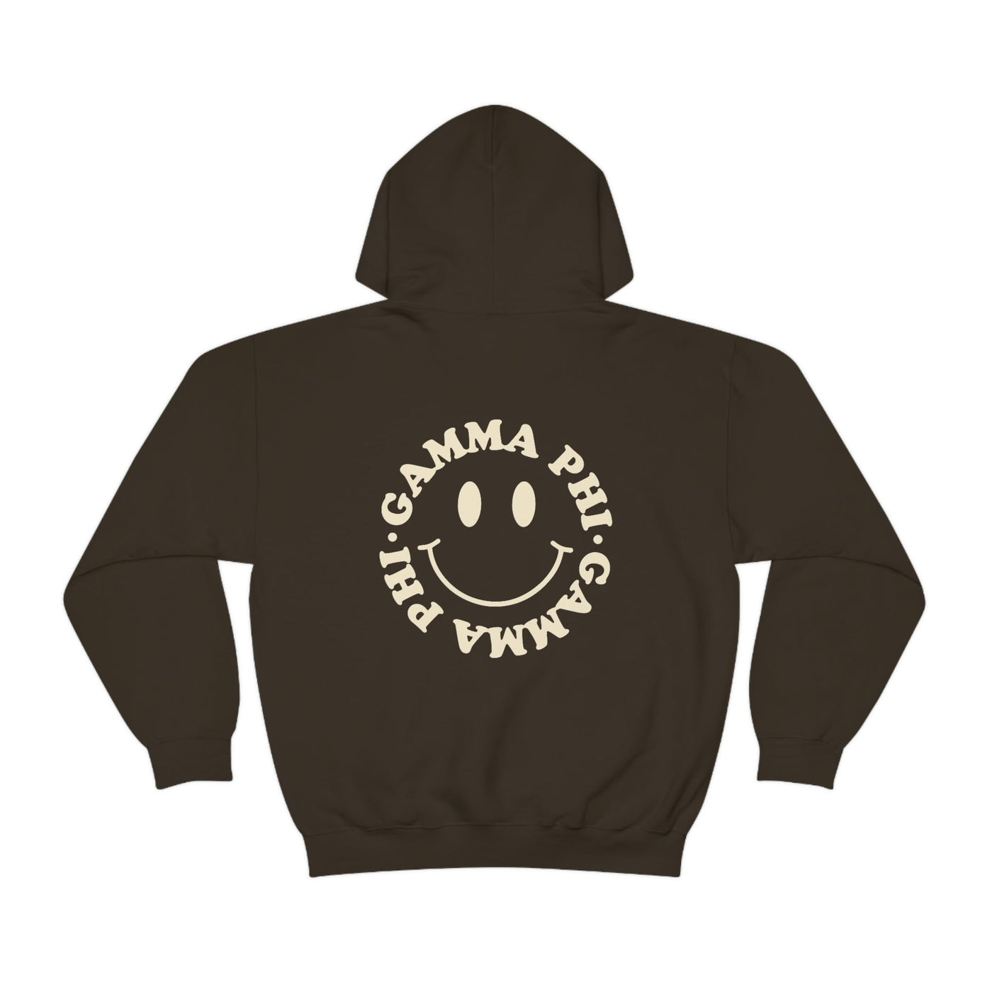 Gamma Phi Beta Smiley Sorority Sweatshirt | Trendy GPhi Custom Sorority Hoodie