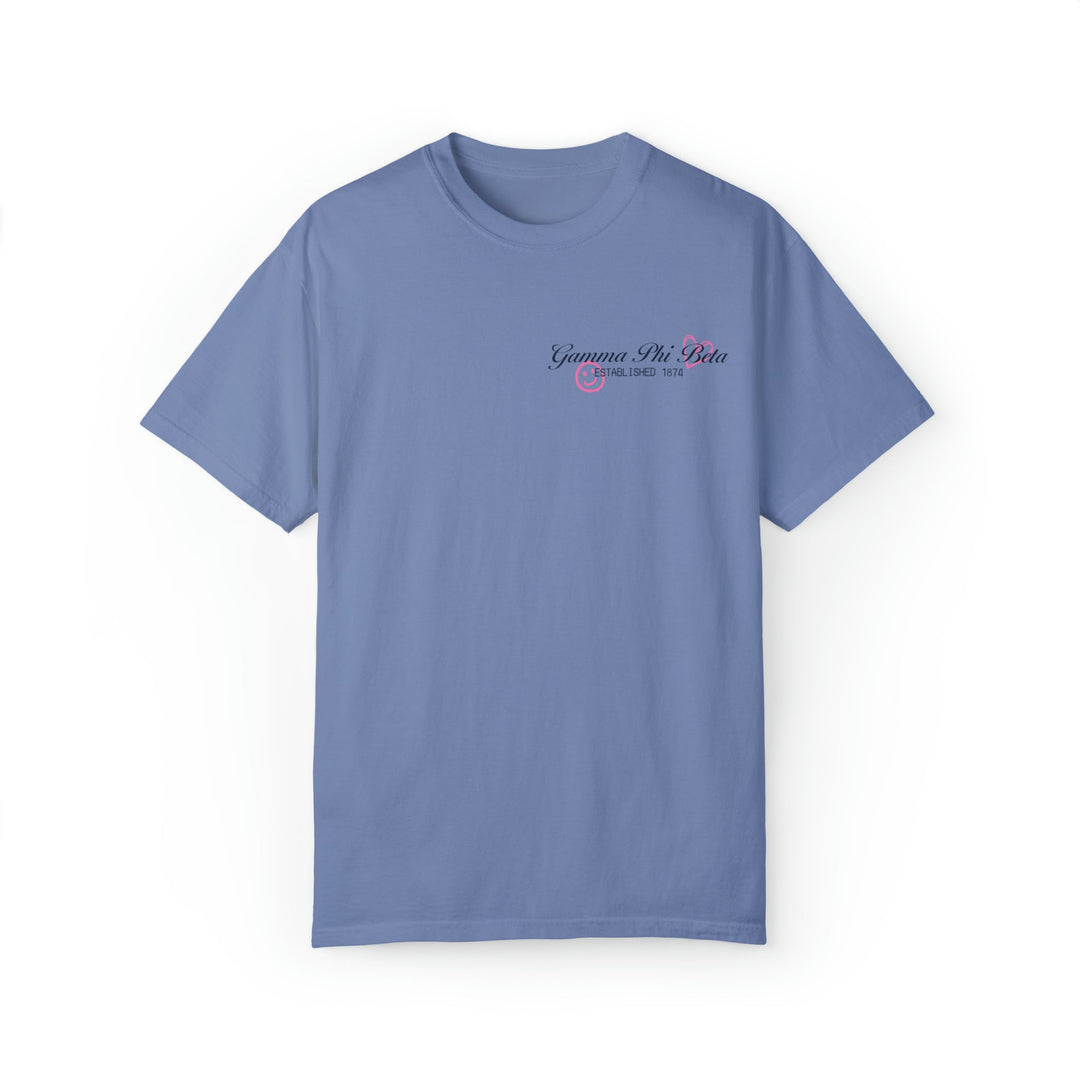 Gamma Phi Beta Sorority Receipt Comfy T-shirt – greekify