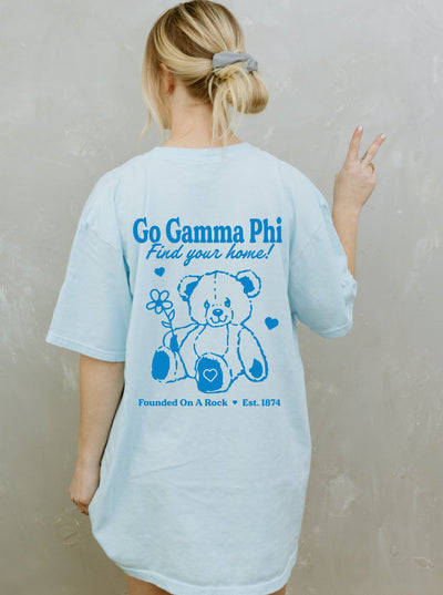Gamma Phi Beta Teddy Bear Sorority T-shirt
