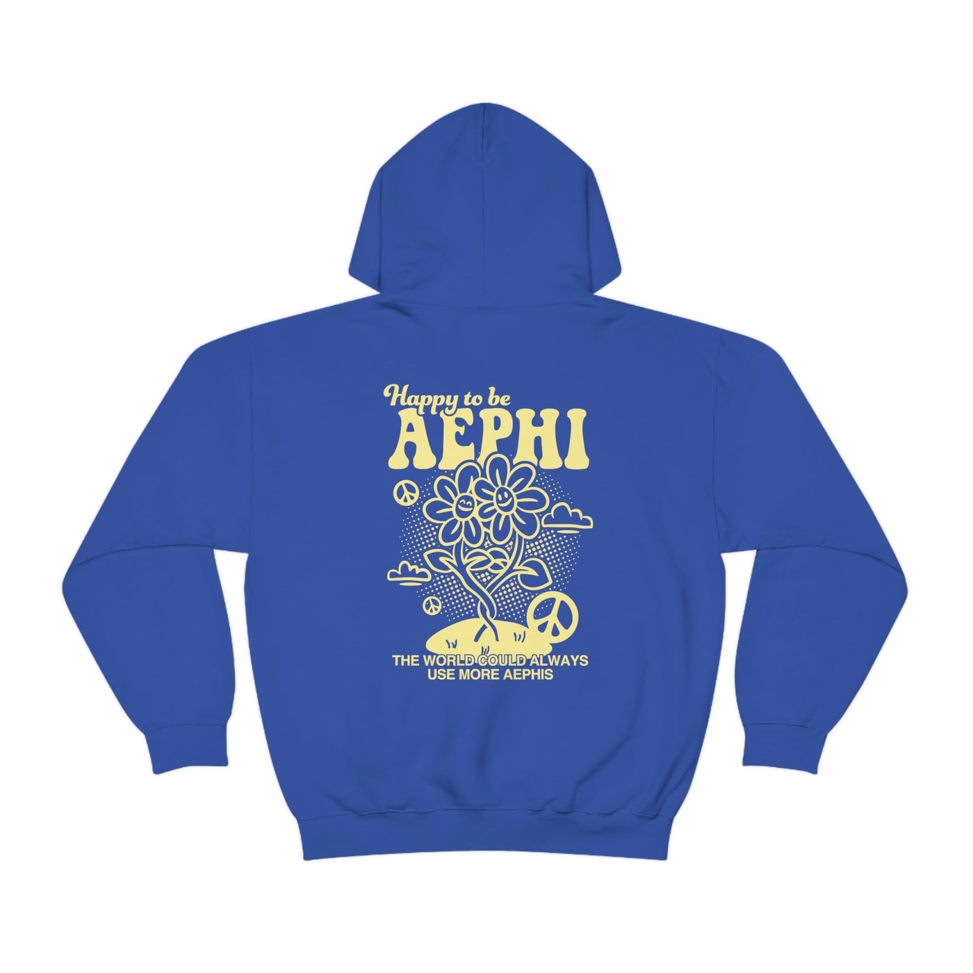 Happy to Be AEPhi Sorority Sweatshirt | Alpha Epsilon Phi Trendy Sorority Hoodie
