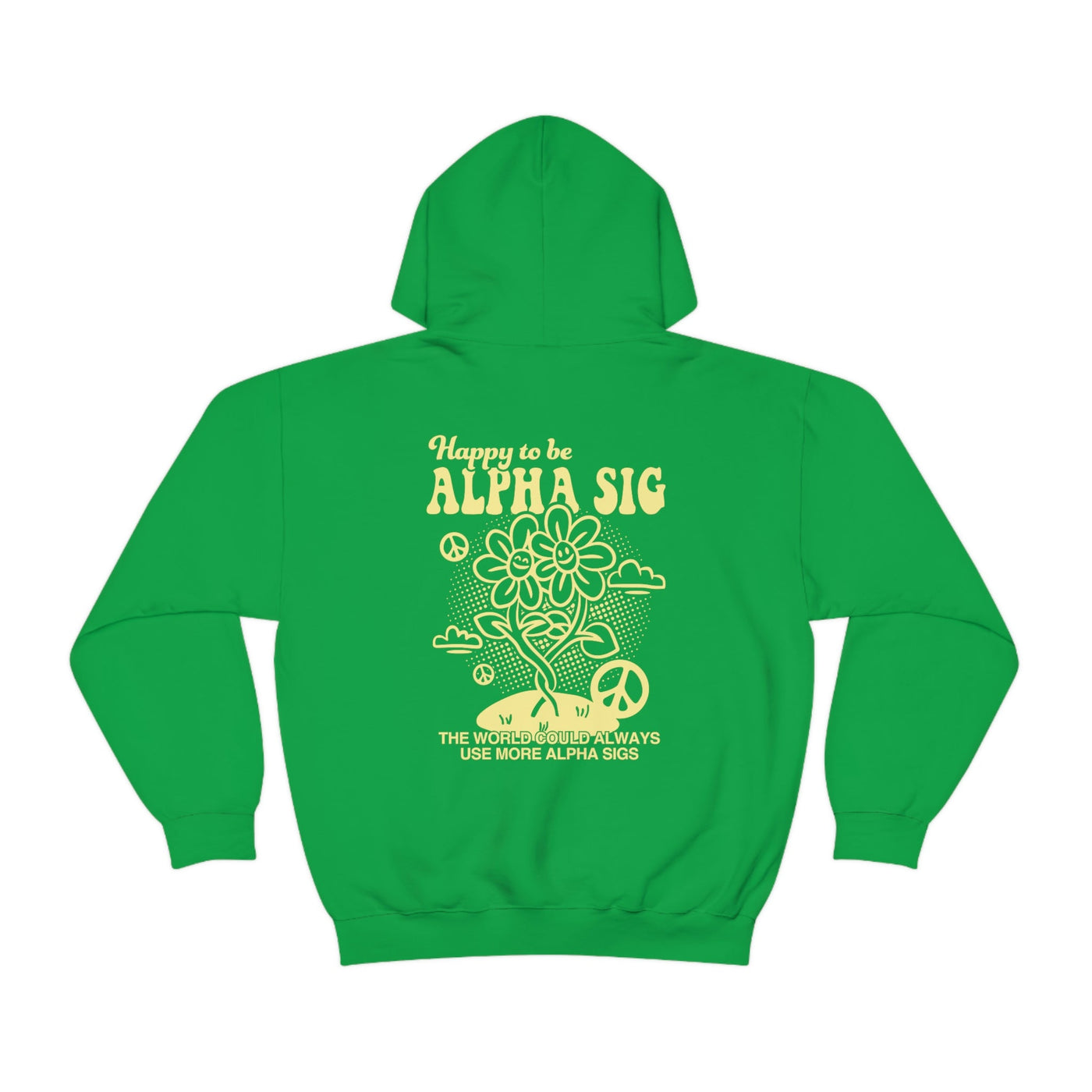 Happy to Be Alpha Sig Sorority Sweatshirt | Alpha Sigma Alpha Trendy Sorority Hoodie