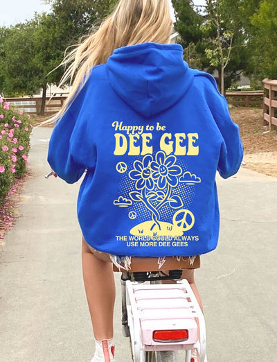 Happy to Be Dee Gee Sorority Sweatshirt | Delta Gamma Trendy Sorority Hoodie