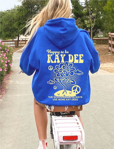 Happy to Be Kay Dee Sorority Sweatshirt | Kappa Delta Trendy Sorority Hoodie