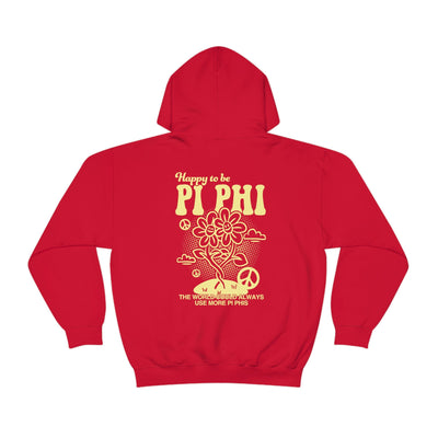 Happy to Be Pi Phi Sorority Sweatshirt | Pi Beta Phi Trendy Sorority Hoodie