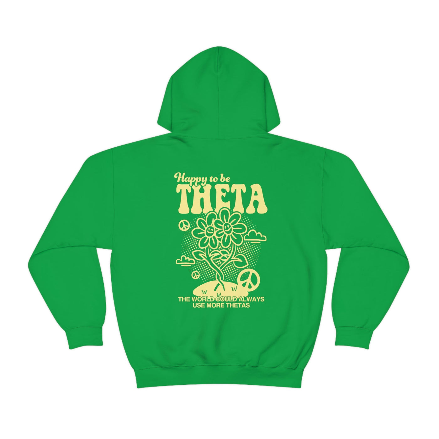 Happy to Be Theta Sorority Sweatshirt | Kappa Alpha Theta Trendy Sorority Hoodie