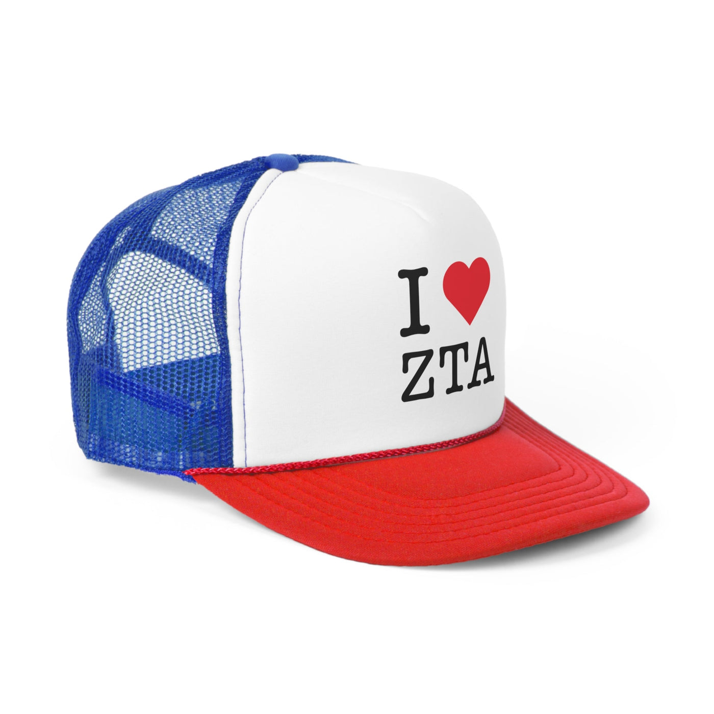 I Heart Zeta Tau Alpha Sorority Foam Trucker Hat