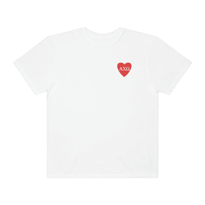 I Love Alpha Chi Omega Sorority Comfy T-Shirt