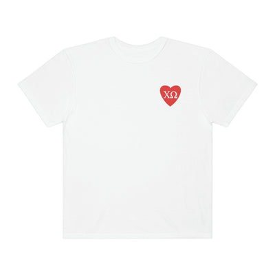 I Love Chi Omega Sorority Comfy T-Shirt