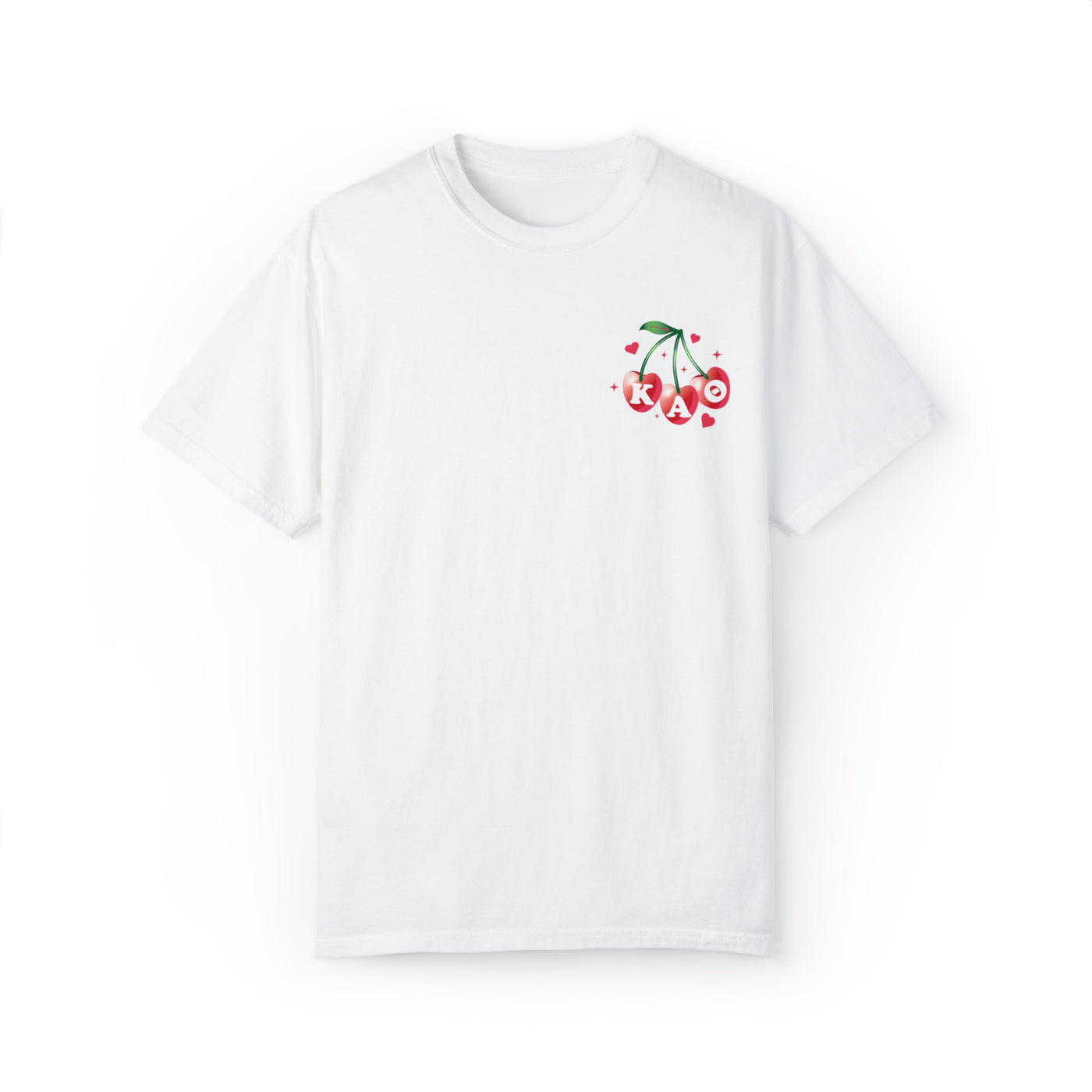 Kappa Alpha Theta Cherry Airbrush Sorority T-shirt