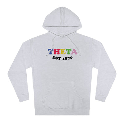 Kappa Alpha Theta Colorful Sorority Sweatshirt Theta Hoodie