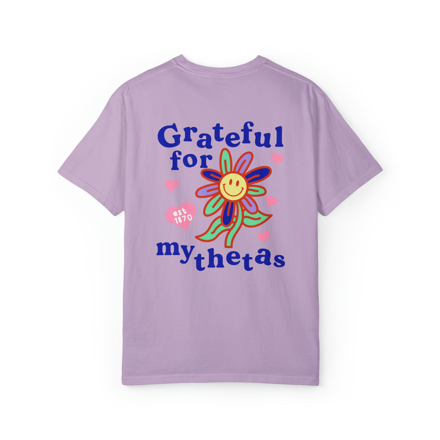 Kappa Alpha Theta Grateful Flower Sorority T-shirt