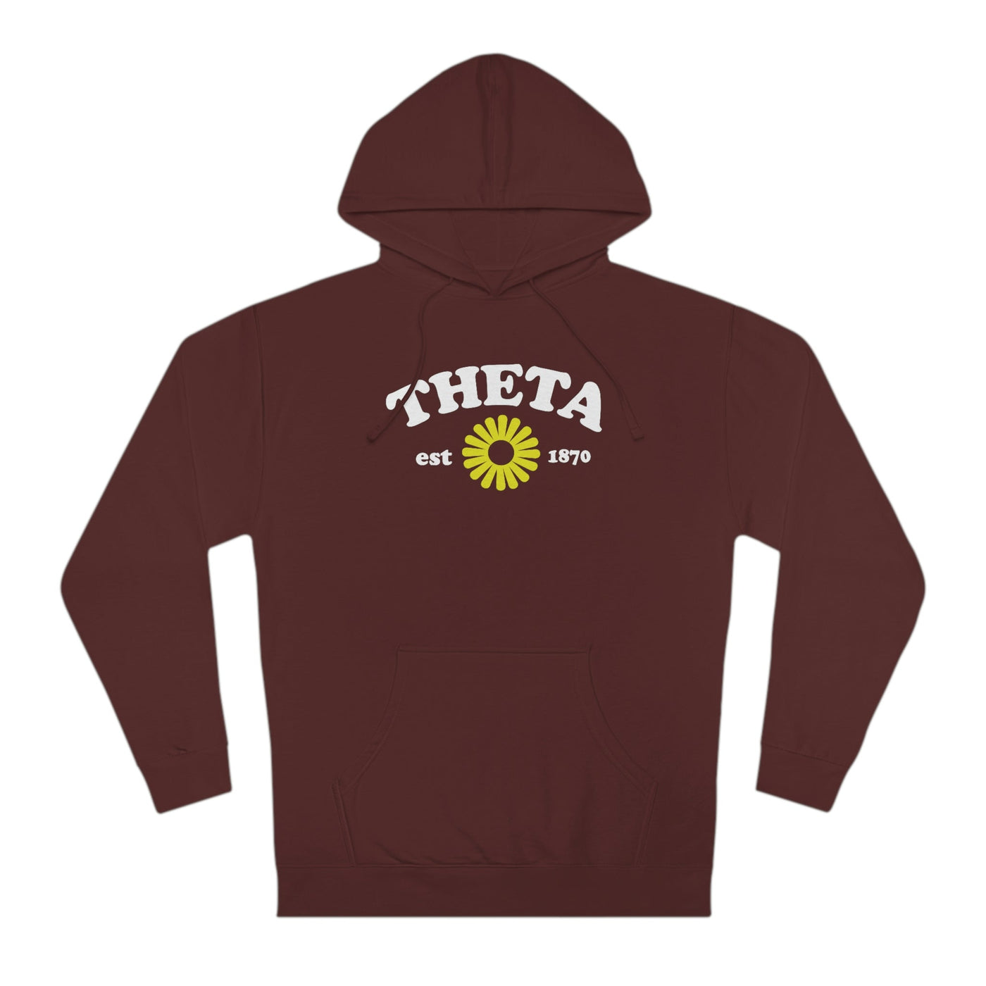 Kappa Alpha Theta Lavender Flower Sorority Hoodie | Trendy Sorority Theta Sweatshirt