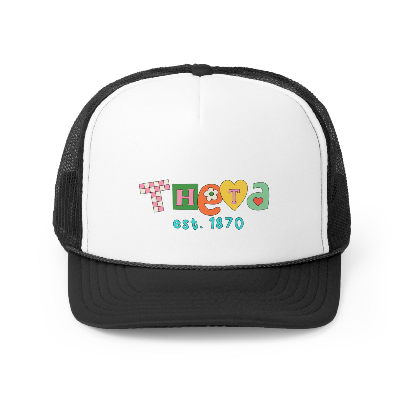 Kappa Alpha Theta Scrabble Doodle Foam Trucker Hat