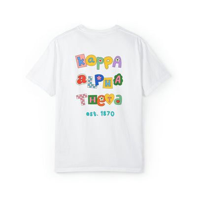 Kappa Alpha Theta Scrapbook Sorority Comfy T-shirt