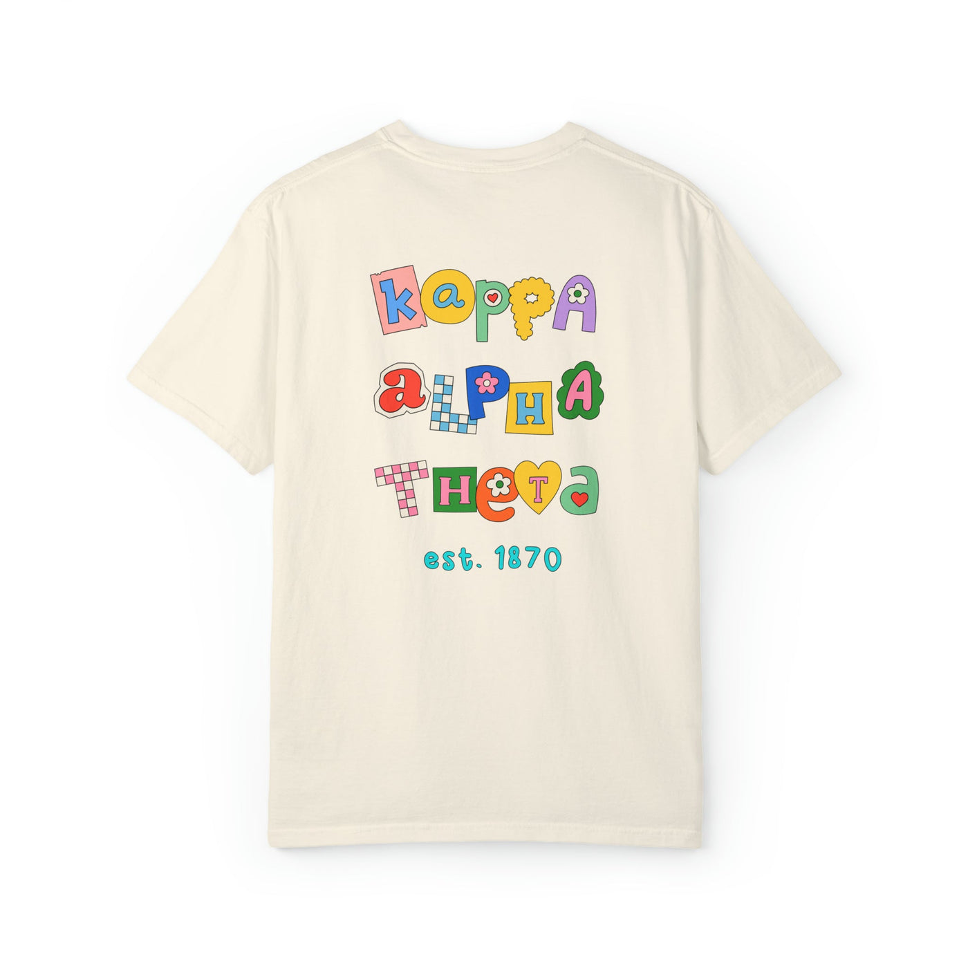 Kappa Alpha Theta Scrapbook Sorority Comfy T-shirt