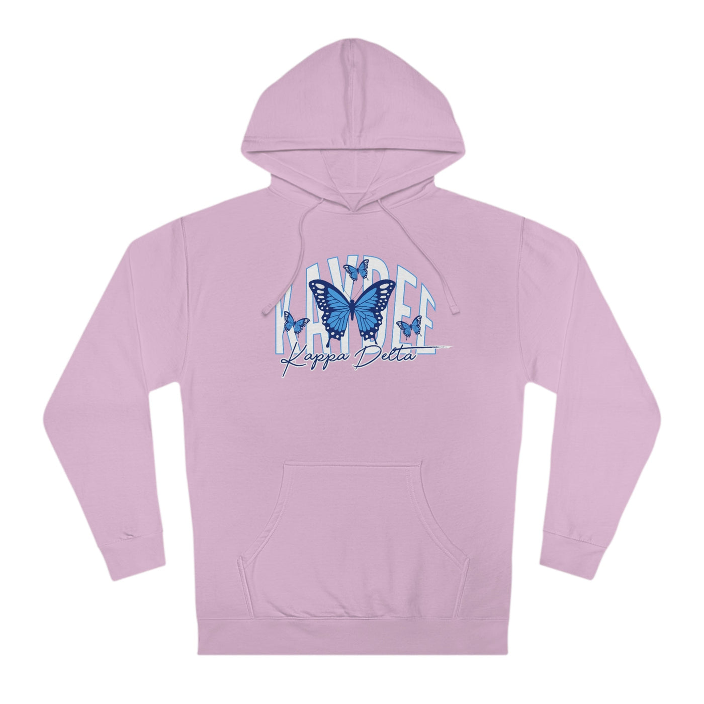 Kappa Delta Baby Blue Butterfly Cute Sorority Sweatshirt