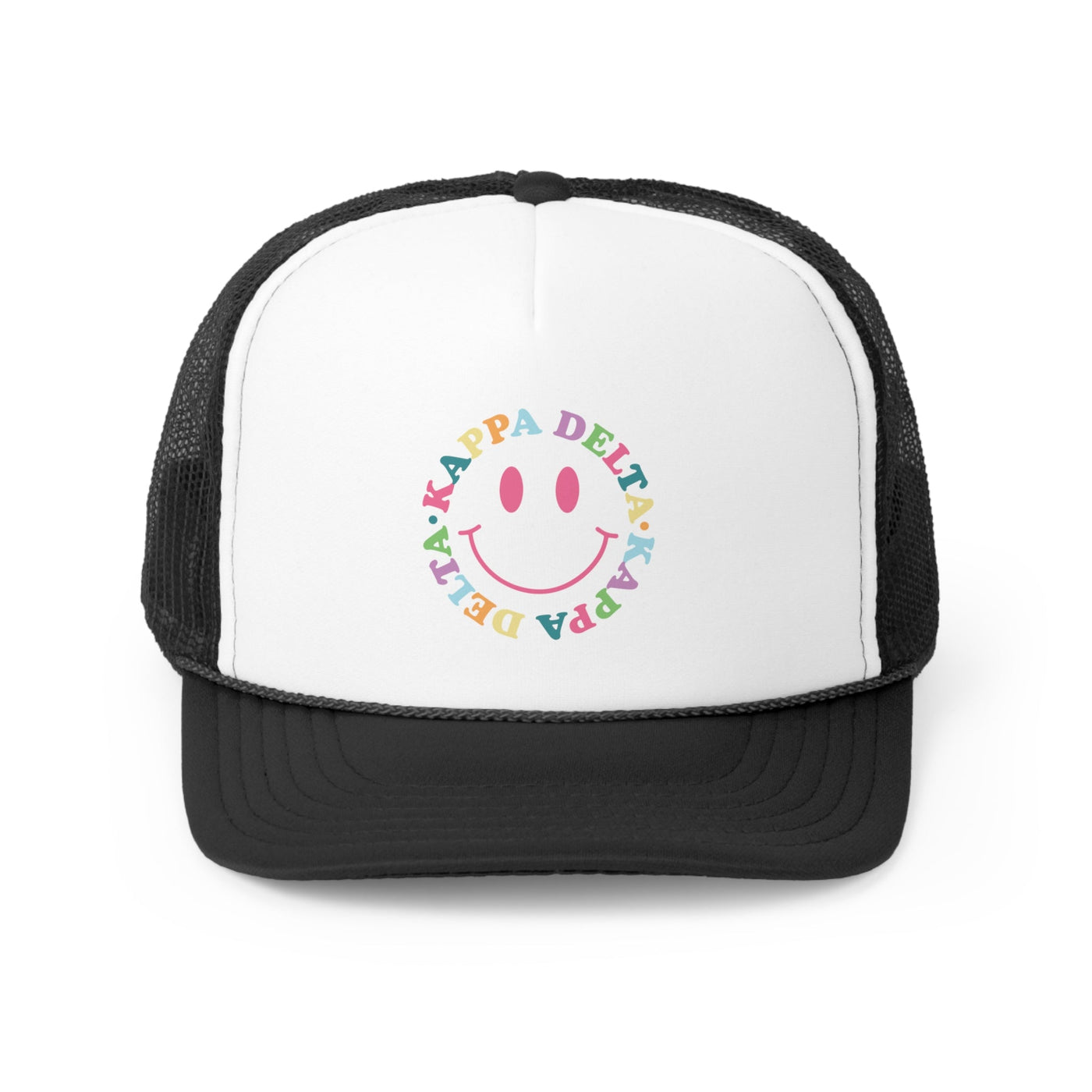 Kappa Delta Colorful Smile Foam Trucker Hat