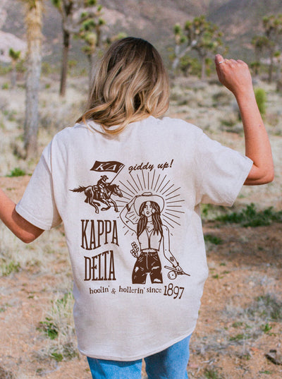 Kappa Delta Country Western Sorority T-shirt