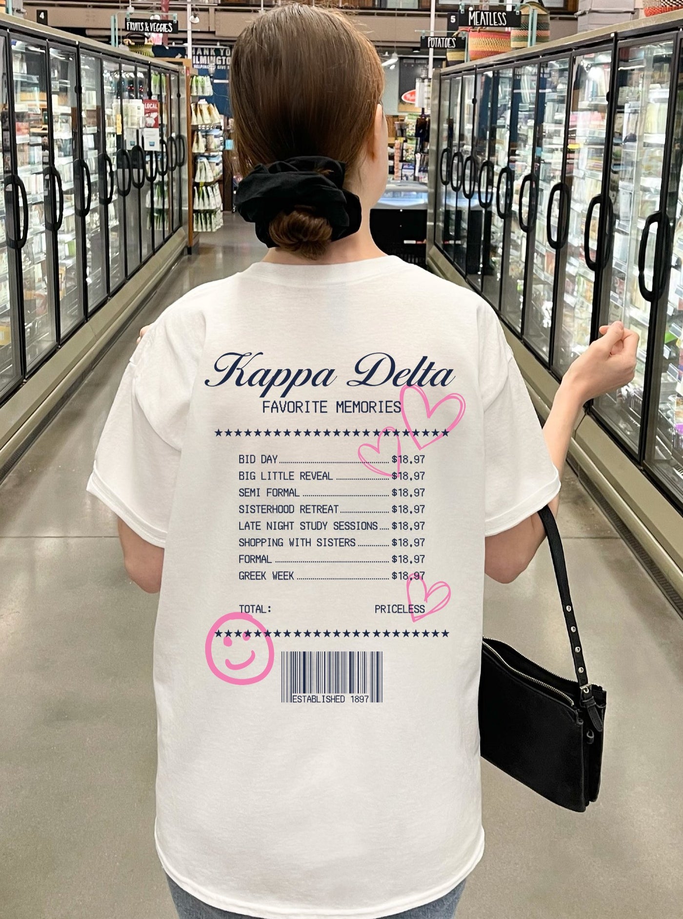 Kappa Delta Sorority Receipt Comfy T-shirt