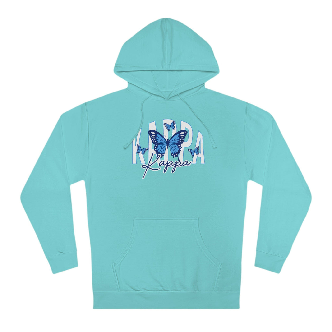 Kappa Kappa Gamma Baby Blue Butterfly Cute Sorority Sweatshirt