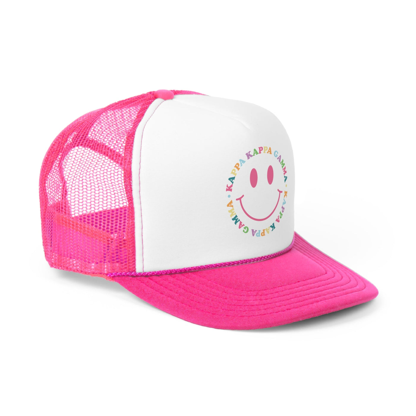 Kappa Kappa Gamma Colorful Smile Foam Trucker Hat