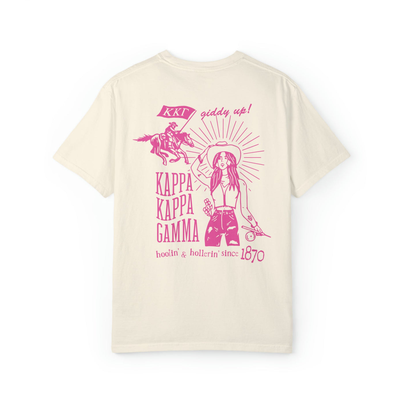 Kappa Kappa Gamma Country Western Pink Sorority T-shirt