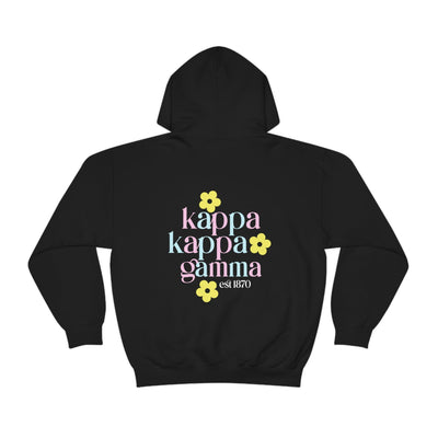 Kappa Kappa Gamma Flower Sweatshirt, KKG Sorority Hoodie