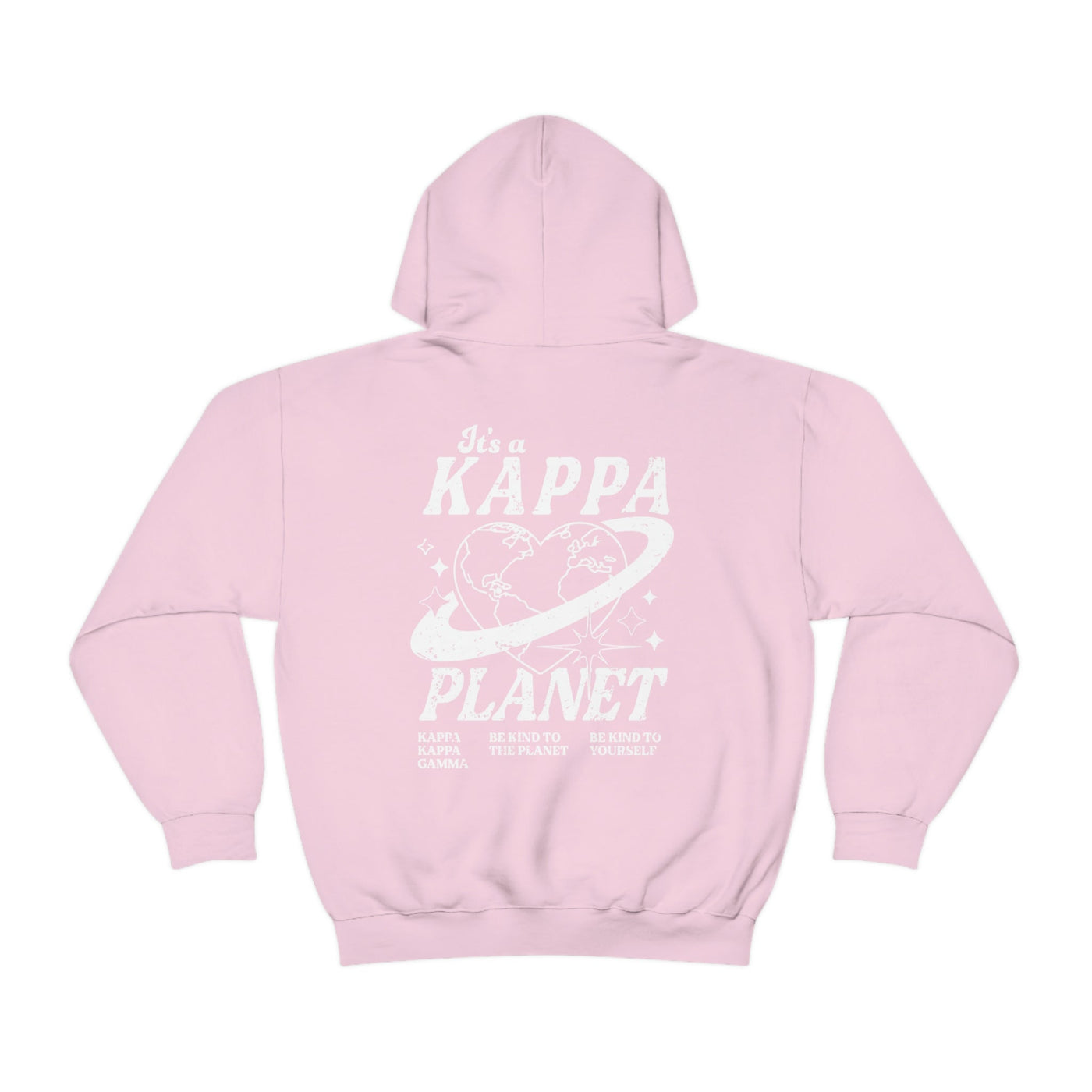 Kappa Kappa Gamma Planet Hoodie | Be Kind to the Planet Trendy Sorority Hoodie
