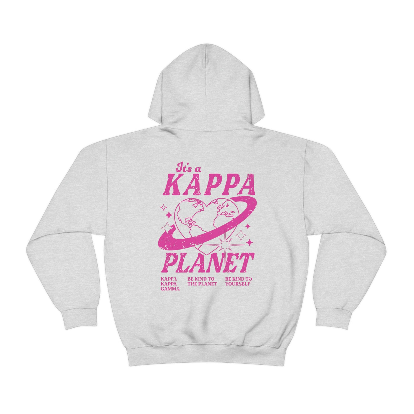 Kappa Kappa Gamma Planet Hoodie | Be Kind to the Planet Trendy Sorority Hoodie | Greek Life Sweatshirt | Trendy Sorority Sweatshirt
