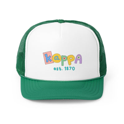 Kappa Kappa Gamma Scrabble Doodle Foam Trucker Hat
