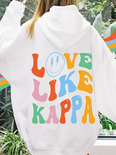 Kappa Kappa Gamma Soft Sorority Sweatshirt | Love Like Kappa Sorority Hoodie
