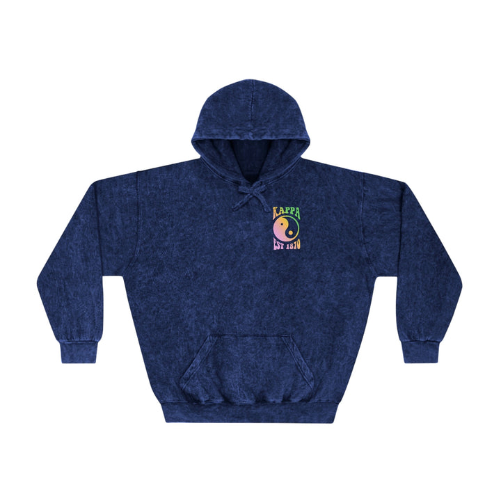 Kappa Blue Tie Dye Sweatshirt Kappa Kappa Gamma Yin-Yang Surf