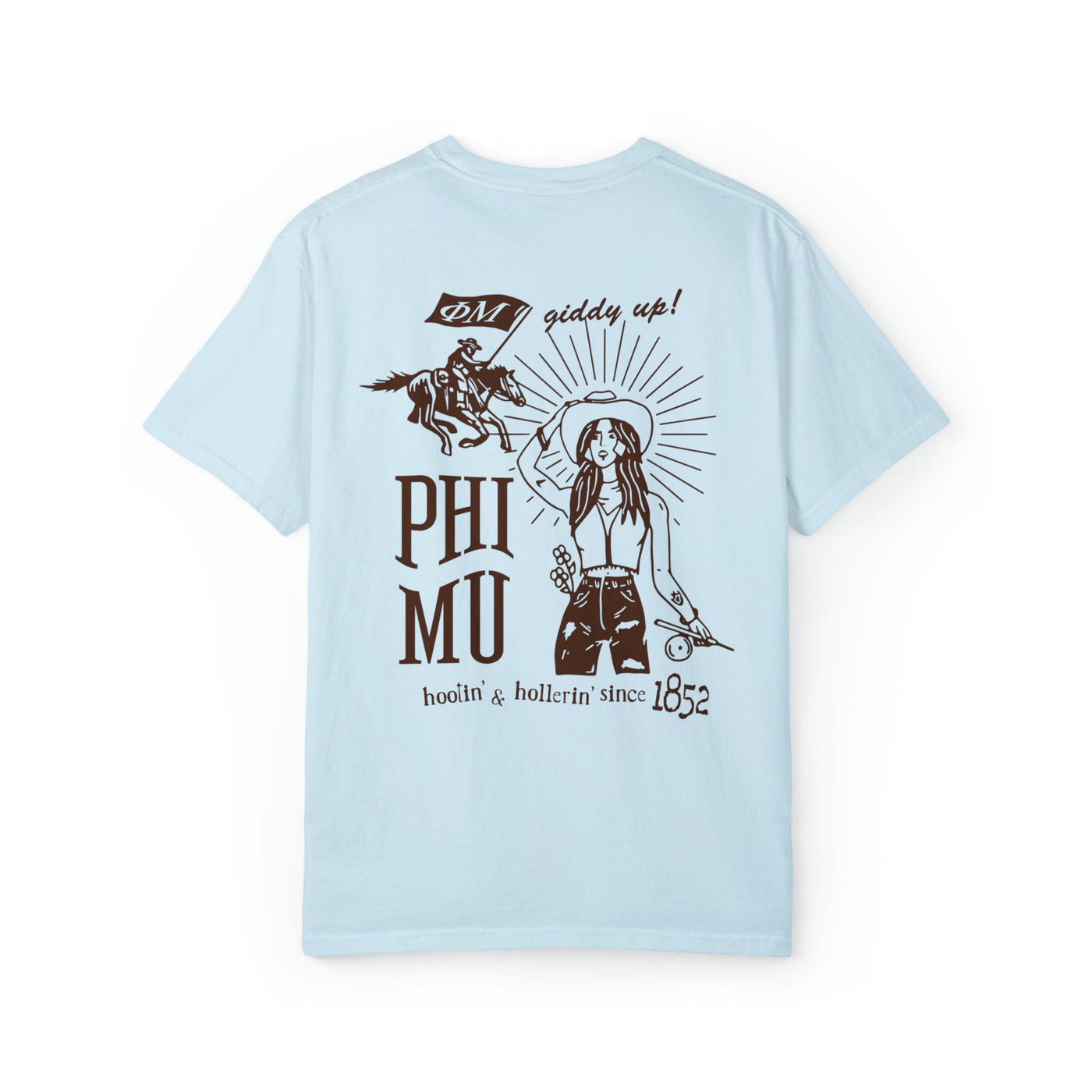 Phi Mu Country Western Sorority T-shirt